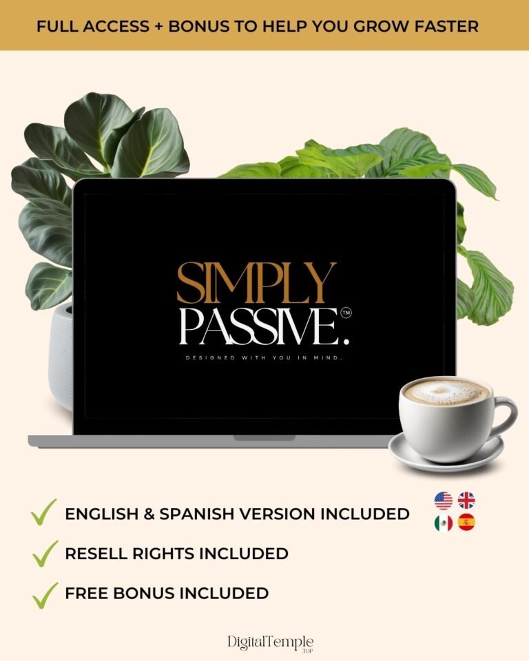 SIMPLY PASSIVE - Digital Marketing Course